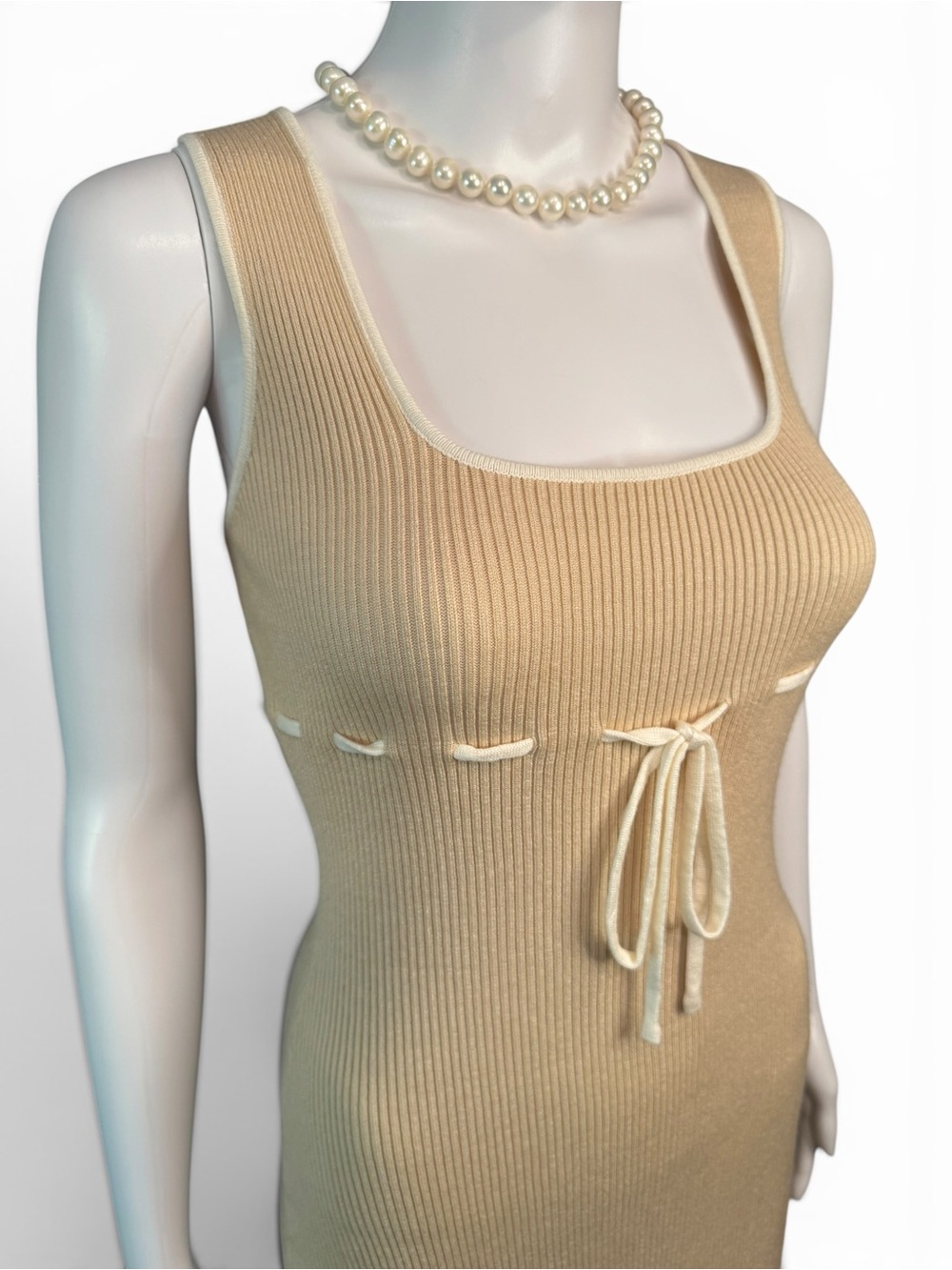 Lelis Collection Sandy Ribbed Bodycon Sweater Dress - Size M